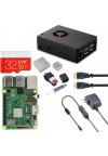 Raspberry Pi type 3 B + (plus) complete starter kit with fan cooled heavy duty aluminium alloy housing(× 5pcs)