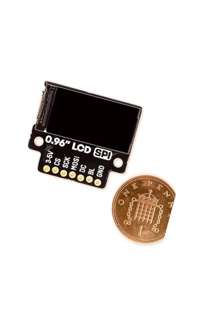 0.96-inch SPI color LCD (160x80) segmentation