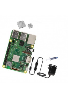 Raspberry Pi 3 Model B + (B Plus) with 2.5a power supply