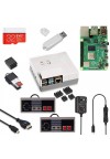 NES Stlye Retro gaming suite - includes 2 NES-style game controllers and Nes-style casings(× 5pcs)