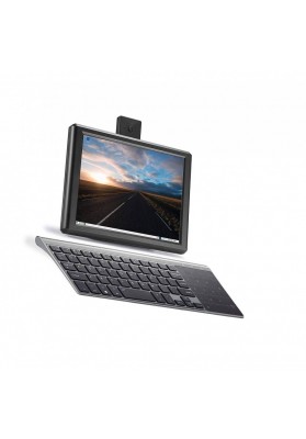 Desktop with 8-inch screen and 10-inch wireless keyboard/trackpad