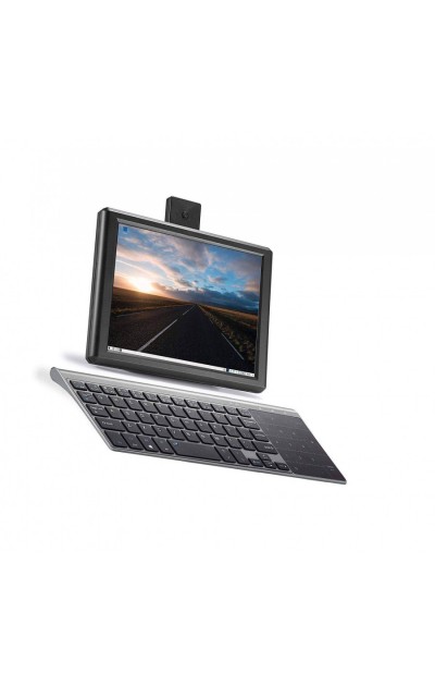 Desktop with 8-inch screen and 10-inch wireless keyboard/trackpad